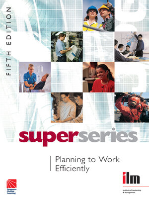 cover image of Planning to Work Efficiently